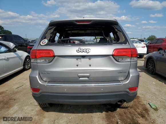 2016 Jeep Grand Cherokee Limited 75th Anniversary with VIN 1C4RJFBG9GC367263, listed as a Copart auction lot 63437954 with 0 mi miles and Salvage Title. Bid and sale history available at carsss.com. Image 6.