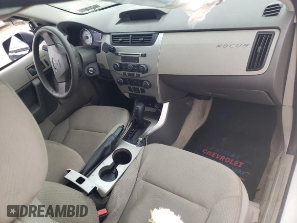 2010 Ford Focus S with VIN 1FAHP3EN6AW105277, listed as a Copart auction lot 49516855 with 0 mi miles and Salvage Title. Bid and sale history available at carsss.com. Image 8.