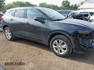 2020 Chevrolet Blazer LT with VIN 3GNKBBRA7LS628300, listed as a IAAI auction lot 42372873 with 87,181 mi miles and . Bid and sale history available at DreamBid. Image 1.
