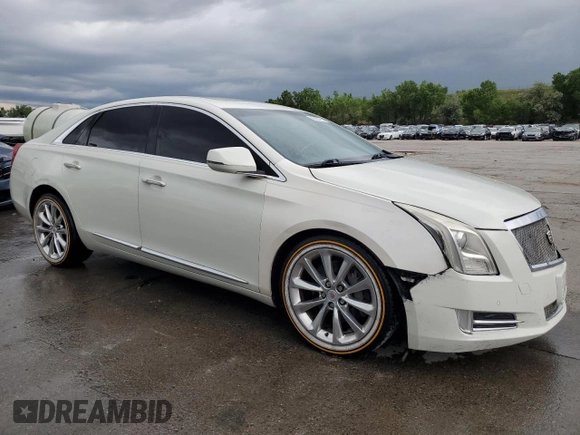 2013 Cadillac XTS Luxury with VIN 2G61P5S37D9153185, listed as a Copart auction lot 59783725 with 112,306 mi miles and Clean title. Bid and sale history available at DreamBid. Image 4.