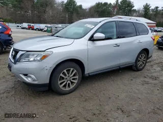 2016 Nissan Pathfinder SV with VIN 5N1AR2MM2GC604513, listed as a Copart auction lot 52271725 with 127,336 mi miles and Clean Title. Bid and sale history available at carsss.com. Image 1.