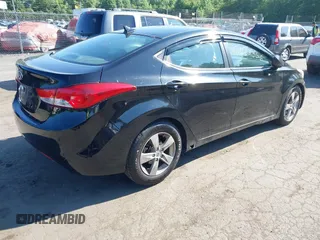 2012 Hyundai Elantra Limited with VIN KMHDH4AE8CU183099, listed as a IAAI auction lot 42632356 with 182,110 mi miles and . Bid and sale history available at DreamBid. Image 4.