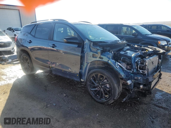 2024 GMC Terrain SLE with VIN 3GKALTEG4RL100402, listed as a Copart auction lot 87672105 with 23,701 mi miles and Salvage Title. Bid and sale history available at carsss.com. Image 4.