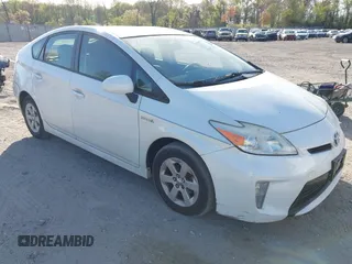 2012 Toyota Prius One with VIN JTDKN3DU2C1520448, listed as a IAAI auction lot 42108210 with 141,657 mi miles. Bid and sale history available at carsss.com. Image 1.