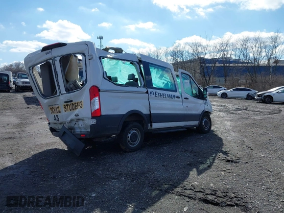 2018 Ford Transit Passenger XL with VIN 1FMZK1CM0JKB21599, listed as a IAAI auction lot 41511852 with Not provided miles and . Bid and sale history available at DreamBid. Image 4.