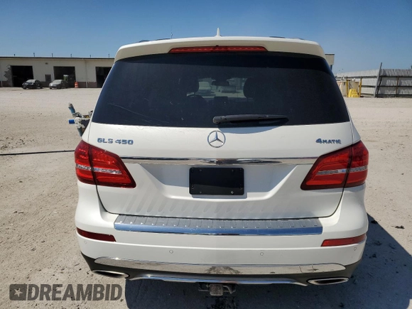 2019 Mercedes-Benz GLS 450 with VIN 4JGDF6EE6KB240468, listed as a Copart auction lot 58769884 with 74,147 mi miles and Salvage Title. Bid and sale history available at DreamBid. Image 6.
