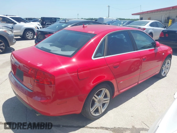 2007 Audi A4 2.0T with VIN WAUDF78E17A238885, listed as a IAAI auction lot 42255785 with 184,495 mi miles and . Bid and sale history available at DreamBid. Image 4.