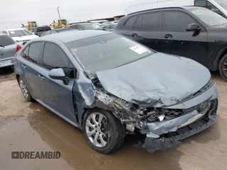 2020 Toyota Corolla LE with VIN 5YFEPRAE0LP120519, listed as a IAAI auction lot 41568774 with 100,780 mi miles. Bid and sale history available at carsss.com. Image 1.