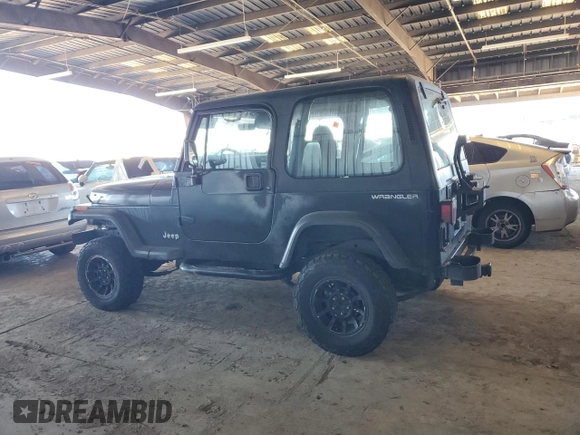 1994 Jeep Wrangler S with VIN 1J4FY19P9RP425255, listed as a Copart auction lot 41884425 with 177,089 mi miles and Salvage Title. Bid and sale history available at carsss.com. Image 2.
