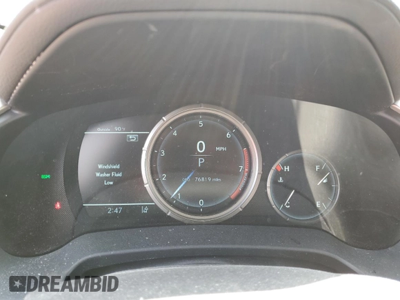 2021 Lexus RX 350 F Sport with VIN 2T2YZMDAXMC297790, listed as a Copart auction lot 63022735 with 76,819 mi miles and Clean title. Bid and sale history available at DreamBid. Image 9.