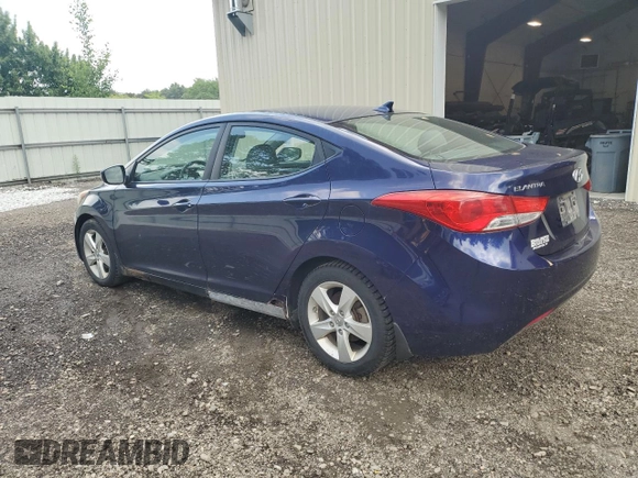 2013 Hyundai Elantra Limited z VIN 5NPDH4AE2DH186631, wystawiony jako Copart lot #60566005 z przebiegiem 116 907 mil mil oraz Czysty tytuł • Clean title. Historia ofert i sprzedaży dostępna na DreamBid. Obrazek 2.