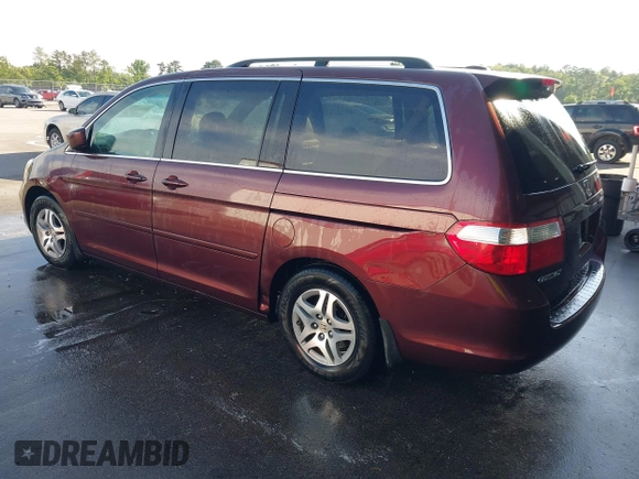 2007 Honda Odyssey EX-L z VIN 5FNRL387X7B416523, wystawiony jako IAAI lot #42245359 z przebiegiem 224 645 mil mil oraz . Historia ofert i sprzedaży dostępna na DreamBid. Obrazek 3.