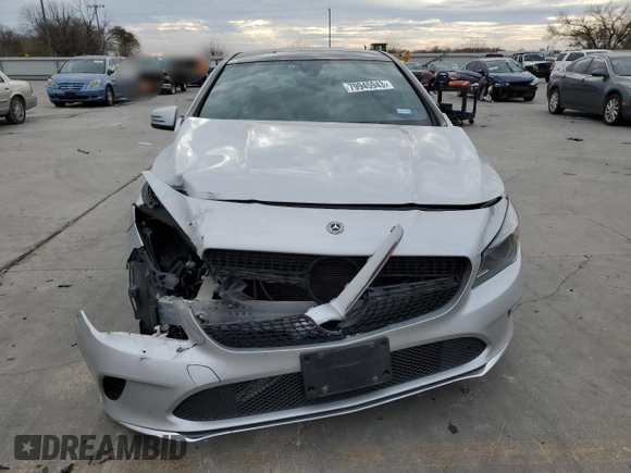 2018 Mercedes-Benz CLA 250 with VIN WDDSJ4EB1JN640283, listed as a Copart auction lot 79945943 with 65,326 mi miles and . Bid and sale history available at DreamBid. Image 5.