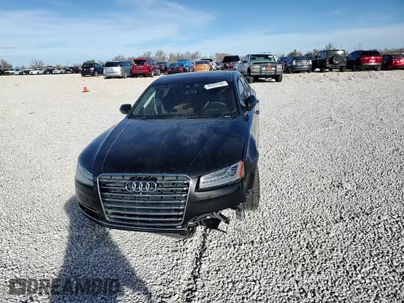 2015 Audi A8 4.0T z VIN WAUJ2AFD5FN009882, wystawiony jako Copart lot #84222704 z przebiegiem 56 118 mil mil oraz Czysty tytuł • Clean title. Historia ofert i sprzedaży dostępna na DreamBid. Obrazek 11.