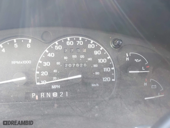 1998 Mercury Mountaineer with VIN 4M2ZU55P4WUJ27313, listed as a IAAI auction lot 41824204 with 207,626 mi miles. Bid and sale history available at carsss.com. Image 7.