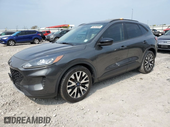 2020 Ford Escape SE Sport Hybrid with VIN 1FMCU0BZ1LUC26389, listed as a Copart auction lot 64202664 with 82,244 mi miles and Salvage Title. Bid and sale history available at DreamBid. Image 1.