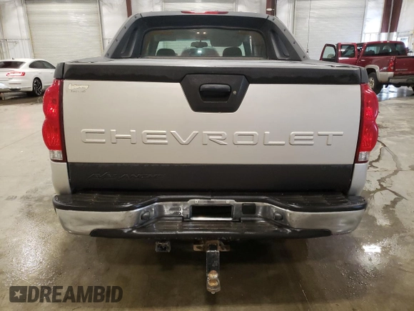 2004 Chevrolet Avalanche Z71 with VIN 3GNEK12T44G325062, listed as a Copart auction lot 52823975 with 202,989 mi miles and Salvage Title. Bid and sale history available at DreamBid. Image 6.