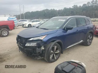 2023 Nissan Rogue SL with VIN JN8BT3CAXPW418373, listed as a Copart auction lot 48351995 with 26,856 mi miles and Salvage Title. Bid and sale history available at carsss.com. Image 1.