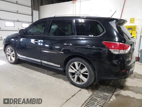2015 Nissan Pathfinder S with VIN 5N1AR2MMXFC681953, listed as a Copart auction lot 80272294 with 103,942 mi miles and Salvage title. Bid and sale history available at DreamBid. Image 2.