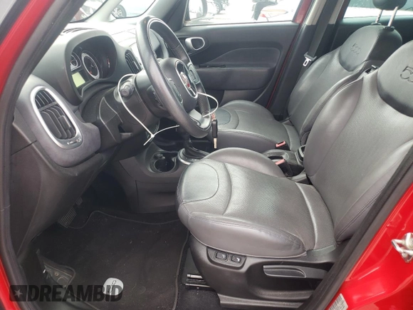 2015 FIAT 500L Lounge with VIN ZFBCFACH1FZ030599, listed as a Copart auction lot 75400814 with 94,580 mi miles and Clean Title. Bid and sale history available at carsss.com. Image 7.