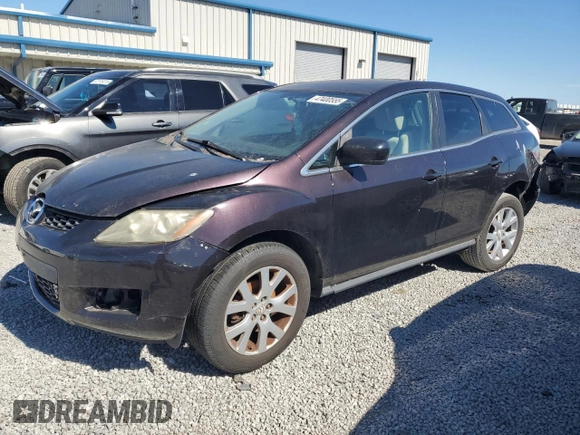 2007 Mazda CX-7 Sport with VIN JM3ER293070110133, listed as a Copart auction lot 47400555 with 146,819 mi miles and Salvage Title. Bid and sale history available at carsss.com. Image 1.