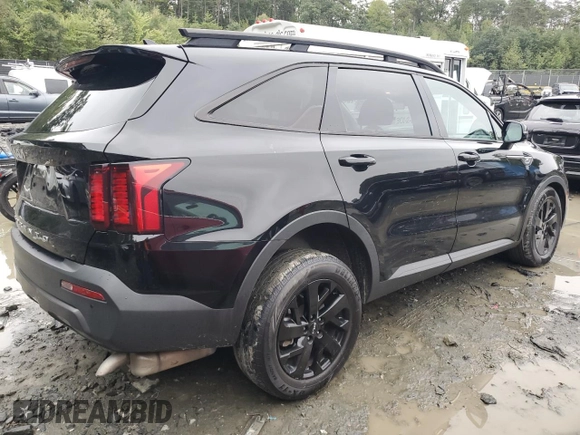 2022 Kia Sorento X-Line S with VIN 5XYRLDLCXNG148136, listed as a Copart auction lot 74258464 with 96,248 mi miles and Salvage Title. Bid and sale history available at DreamBid. Image 3.