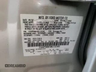 2008 Ford Taurus Limited with VIN 1FAHP28W18G132583, listed as a Copart auction lot 81483044 with 95,598 mi miles and Salvage Title. Bid and sale history available at carsss.com. Image 12.