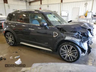 2024 MINI Countryman Cooper S with VIN WMZ83BR07R3R39425, listed as a Copart auction lot 78035884 with 22,247 mi miles and Salvage Title. Bid and sale history available at carsss.com. Image 4.