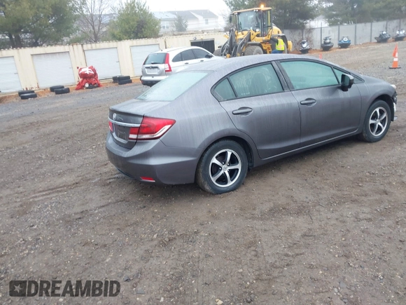 2015 Honda Civic Sedan SE with VIN 19XFB2F76FE087441, listed as a IAAI auction lot 42098328 with 26,478 mi miles. Bid and sale history available at carsss.com. Image 4.