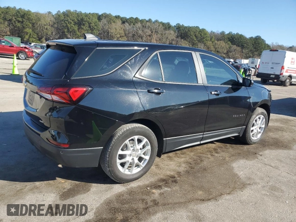 2023 Chevrolet Equinox LS with VIN 3GNAX5EG7PL201272, listed as a Copart auction lot 85886774 with 33,910 mi miles and Salvage title. Bid and sale history available at DreamBid. Image 3.