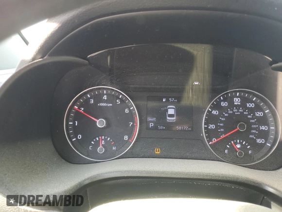 2021 Kia Forte LXS with VIN 3KPF24AD5ME389888, listed as a Copart auction lot 48965805 with 58,172 mi miles and Clean Title. Bid and sale history available at DreamBid. Image 9.