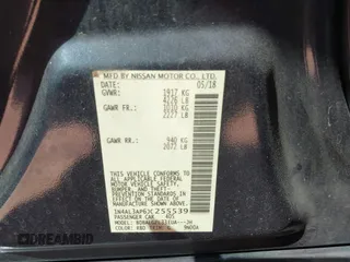 2018 Nissan Altima SV with VIN 1N4AL3AP6JC255539, listed as a IAAI auction lot 41827843 with 109,791 mi miles and . Bid and sale history available at carsss.com. Image 9.