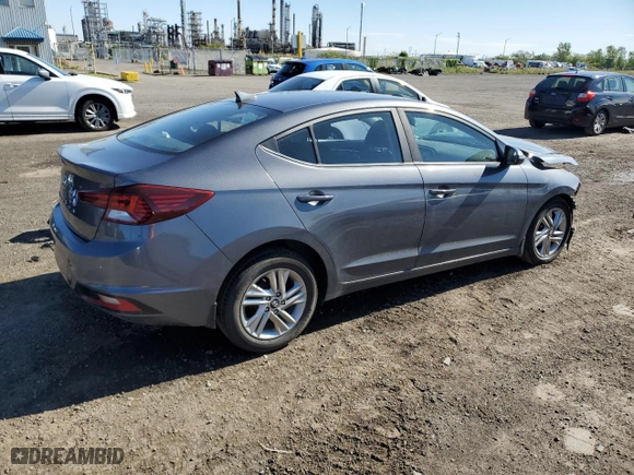 2019 Hyundai Elantra SEL with VIN KMHD84LF8KU739819, listed as a Copart auction lot 68789064 with 0 mi miles and Non Repairable. Bid and sale history available at carsss.com. Image 3.