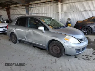 2011 Nissan Versa S with VIN 3N1BC1AP0BL360766, listed as a Copart auction lot 62177555 with 188,160 mi miles and Salvage title. Bid and sale history available at DreamBid. Image 4.