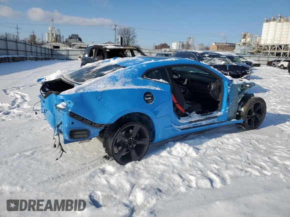 2022 Chevrolet Camaro LT1 with VIN 1G1FF1R77N0133174, listed as a Copart auction lot 88632935 with 0 mi miles and Salvage Title. Bid and sale history available at carsss.com. Image 3.