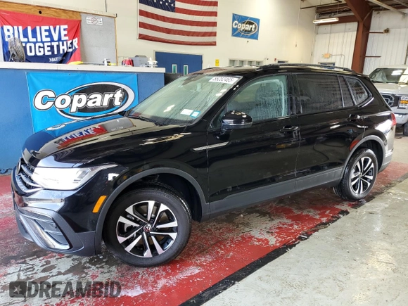 2024 Volkswagen Tiguan S с VIN 3VVFB7AXXRM118805, выставлен на аукционе Copart как лот 55282465 с пробегом 8 871 миль миль и Списание • Salvage title. История ставок и продаж доступна на DreamBid. Изображение 1.