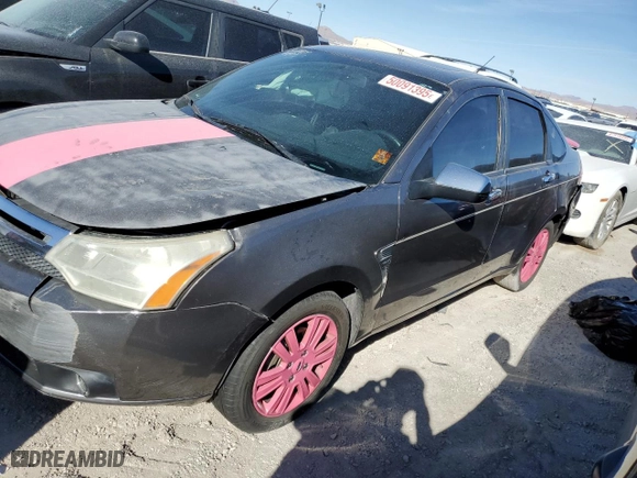 2010 Ford Focus SEL with VIN 1FAHP3HN2AW156612, listed as a Copart auction lot 50091395 with 127,853 mi miles and Salvage Title. Bid and sale history available at carsss.com. Image 1.