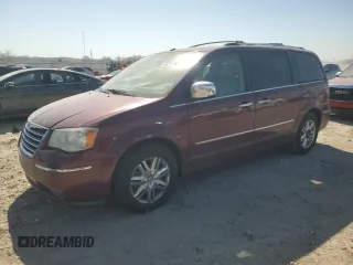 2008 Chrysler Town & Country Limited with VIN 2A8HR64X58R689062, listed as a Copart auction lot 48215765 with 188,354 mi miles and Salvage Title. Bid and sale history available at carsss.com. Image 1.