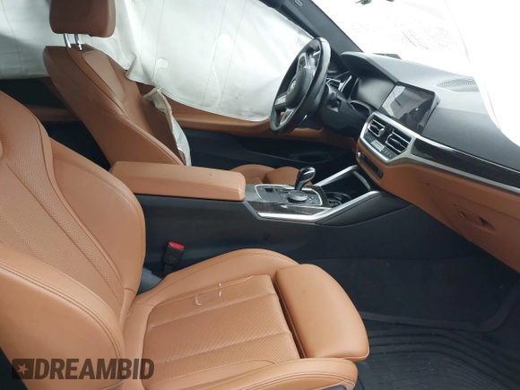 2023 BMW 4 Series M440i xDrive with VIN WBA13AR07PCL27599, listed as a IAAI auction lot 41963102 with 23,526 mi miles and . Bid and sale history available at DreamBid. Image 5.
