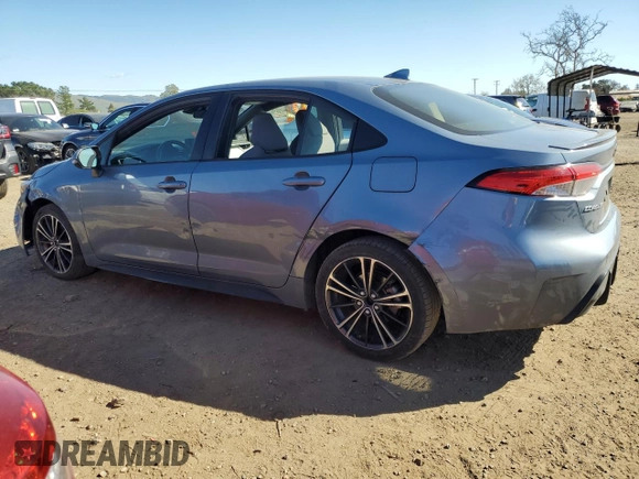 2023 Toyota Corolla Hybrid LE with VIN JTDBCMFE7P3013461, listed as a Copart auction lot 46107765 with 90,344 mi miles and Salvage Title. Bid and sale history available at carsss.com. Image 2.