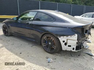 2015 BMW M4 with VIN WBS3R9C54FF708894, listed as a Copart auction lot 66122274 with 75,693 mi miles and Salvage Title. Bid and sale history available at carsss.com. Image 2.
