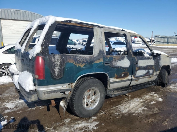 1997 Chevrolet Tahoe with VIN 1GNEK13R4VJ306546, listed as a Copart auction lot 87631465 with 0 mi miles and Non Repairable. Bid and sale history available at carsss.com. Image 3.