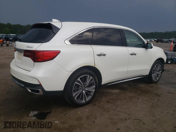 2019 Acura MDX Technology with VIN 5J8YD3H57KL006406, listed as a Copart auction lot 54183075 with 35,796 mi miles and Salvage title. Bid and sale history available at DreamBid. Image 3.