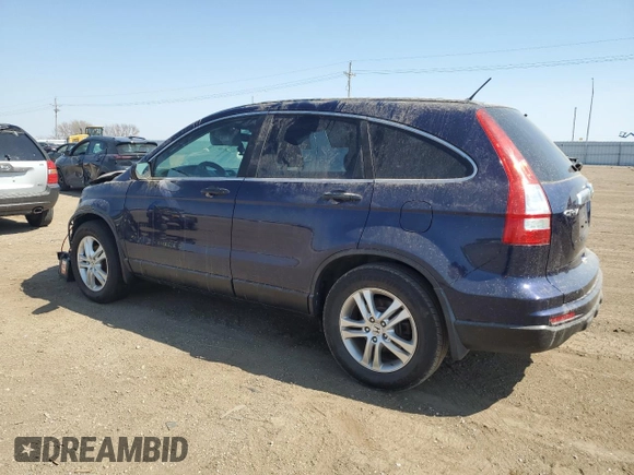 2010 Honda CR-V EX with VIN 5J6RE4H56AL096484, listed as a Copart auction lot 49945545 with 0 mi miles and Clean Title. Bid and sale history available at carsss.com. Image 2.