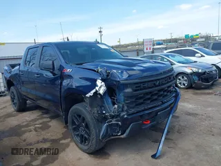 2022 Chevrolet Silverado 1500 Custom Trail Boss with VIN 3GCPDCEK3NG684432, listed as a IAAI auction lot 41896116 with 37,523 mi miles and . Bid and sale history available at DreamBid. Image 13.