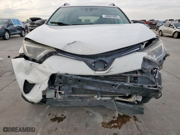 2017 Toyota RAV4 LE with VIN 2T3BFREV2HW549917, listed as a Copart auction lot 48002965 with 125,944 mi miles and Salvage Title. Bid and sale history available at carsss.com. Image 5.