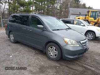 2007 Honda Odyssey EX z VIN 5FNRL38497B133004, wystawiony jako IAAI lot #41929852 z przebiegiem 223 993 mil mil oraz . Historia ofert i sprzedaży dostępna na DreamBid. Obrazek 1.