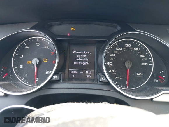 2012 Audi A5 Premium Plus z VIN WAULFAFR3CA026756, wystawiony jako IAAI lot #41824538 z przebiegiem 60 304 mil mil oraz . Historia ofert i sprzedaży dostępna na DreamBid. Obrazek 7.