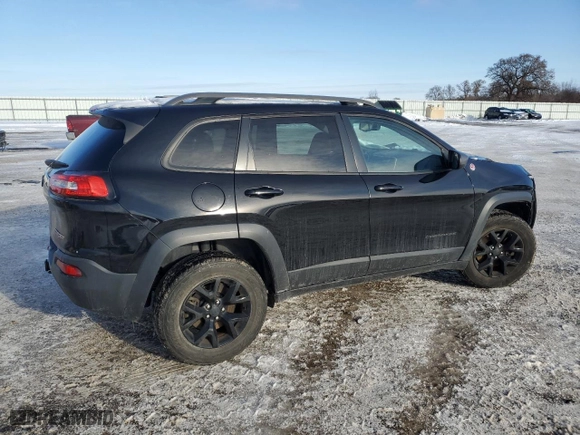 2017 Jeep Cherokee Trailhawk with VIN 1C4PJMBSXHW631056, listed as a Copart auction lot 85382184 with 110,248 mi miles and Non Repairable. Bid and sale history available at carsss.com. Image 3.