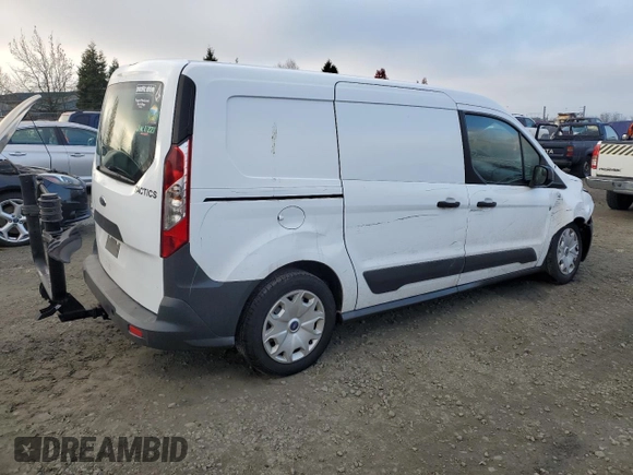 2018 Ford Transit Connect XL with VIN NM0LE7E75J1357681, listed as a Copart auction lot 82233674 with 90,725 mi miles and Salvage title. Bid and sale history available at DreamBid. Image 3.